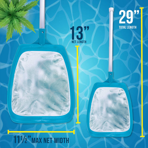 U.S. Pool Supply spa and pool cleaning tool with compatible pole for easy maintenance.