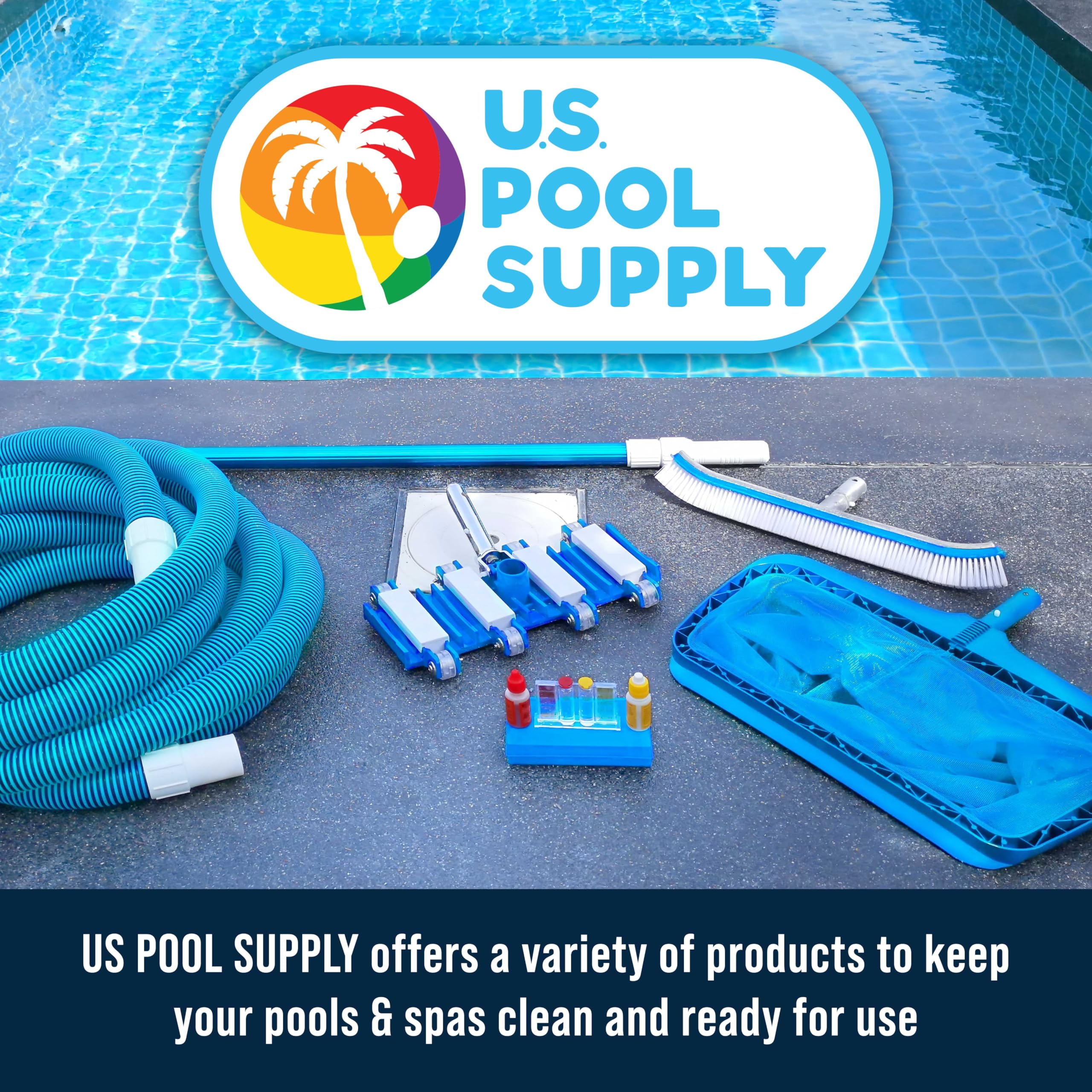 US Pool Supply stain-removal scrub tackles tough marks around home