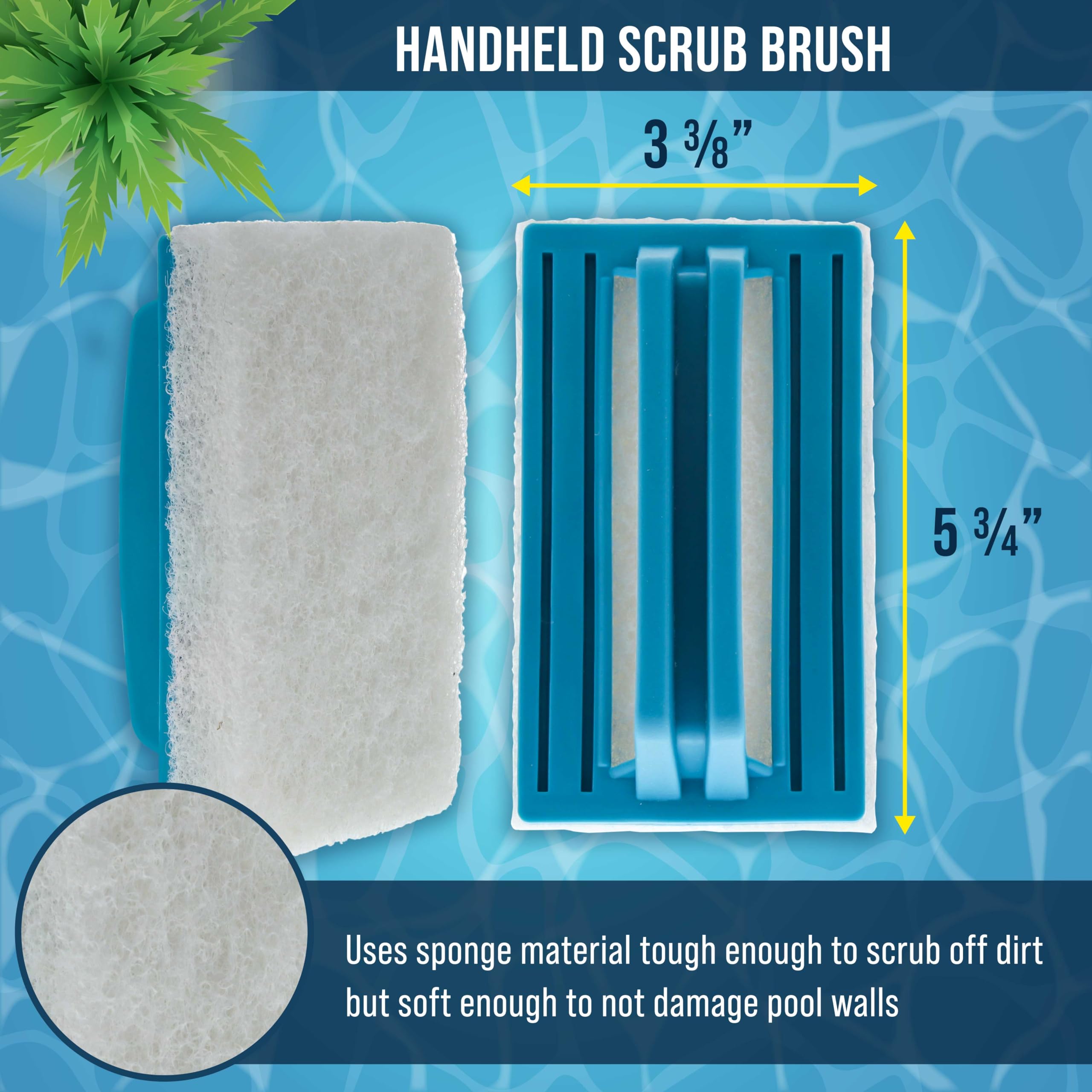 U.S. Pool Supply tile grout scrub pad for pools and spas.
