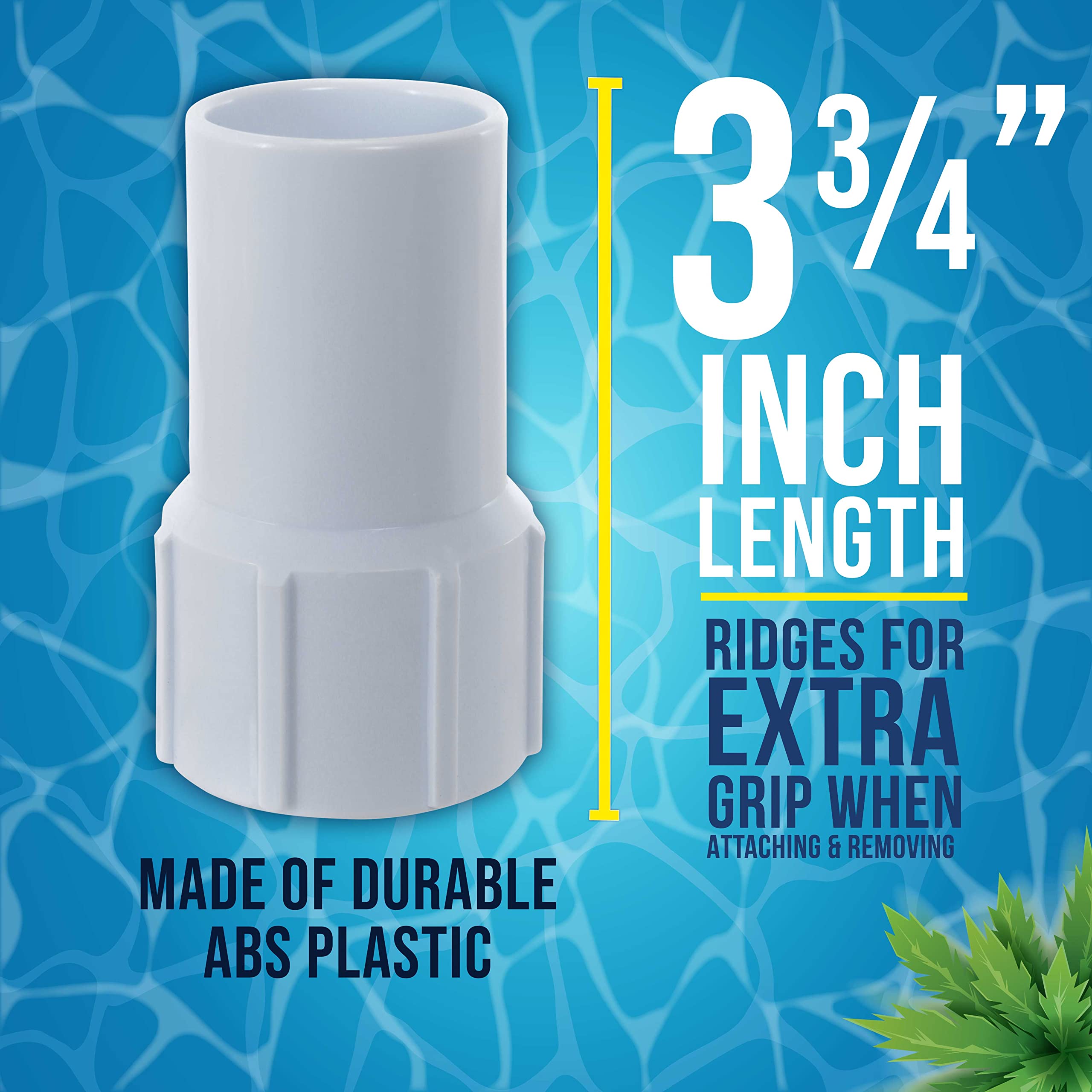 US Pool Supply twist-on installation demonstrating quick cuff attachment.