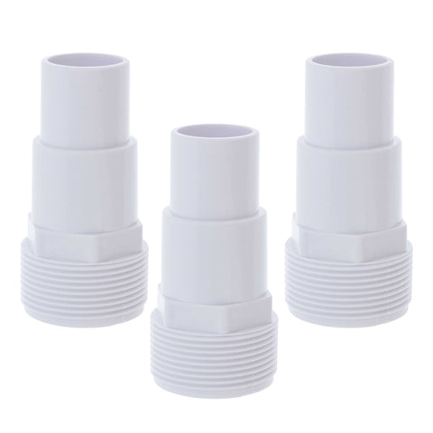 US Pool Supply universal hose adapter 3-pack for secure pool hose connections.