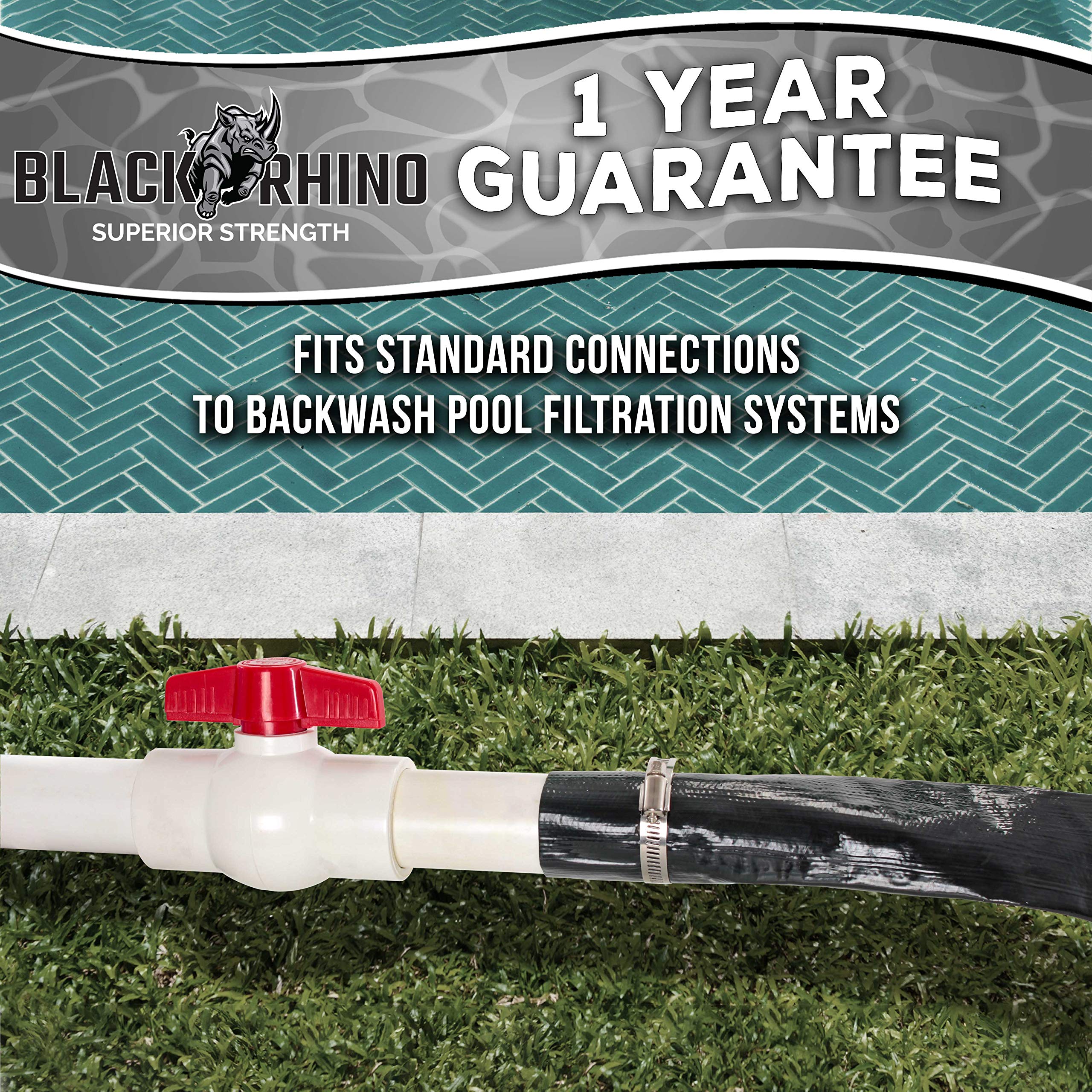 Secure clamp included ensures leak-free drainage and easy installation.
