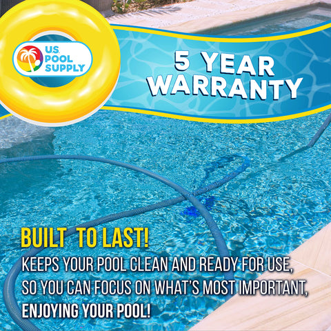 U.S. Pool Supply UV and chemical resistant exterior protects longevity