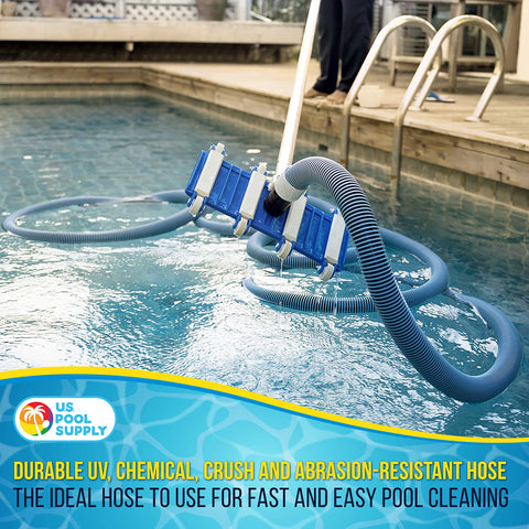 U.S. Pool Supply vacuum head connection enables direct setup