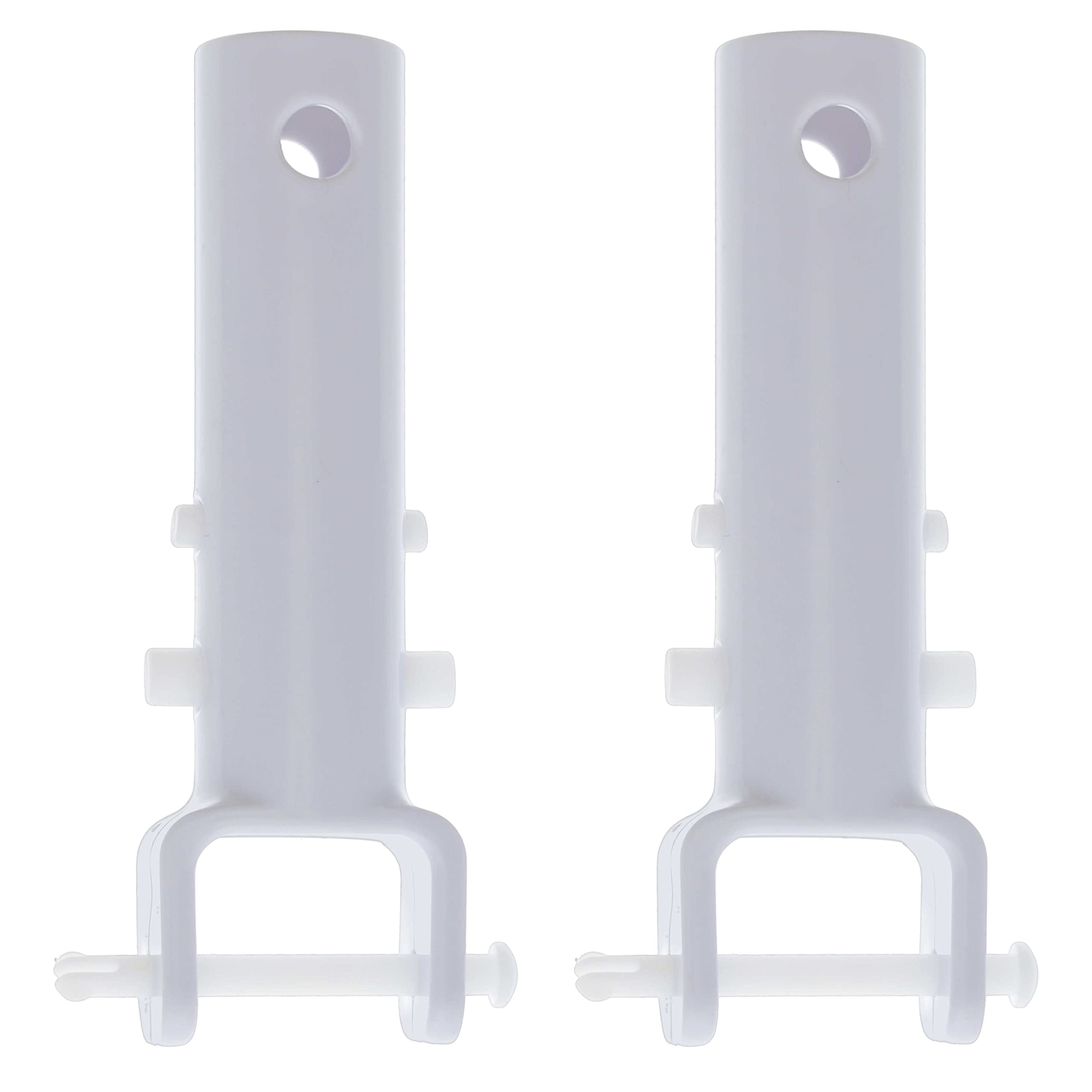 U.S. Pool Supply vacuum head handle with butterfly clip for quick secure attachment.