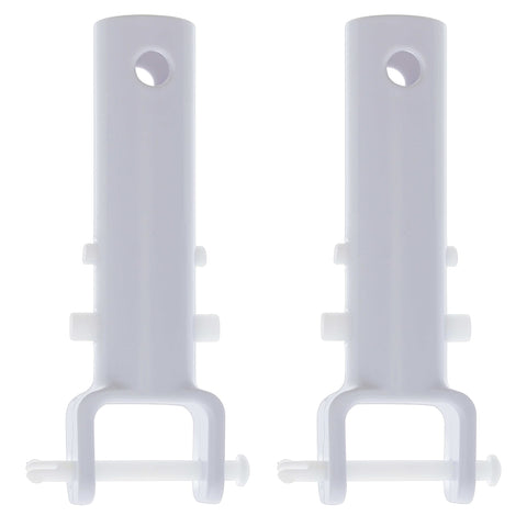 U.S. Pool Supply vacuum head handle with butterfly clip for quick secure attachment.