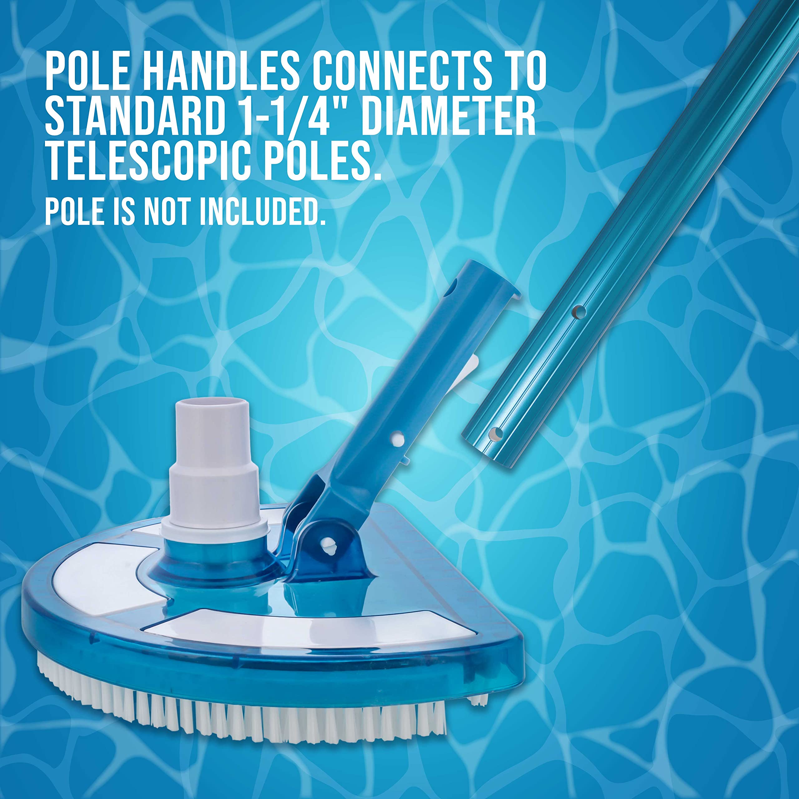 U.S. Pool Supply vinyl-liner safe vacuum head for pools