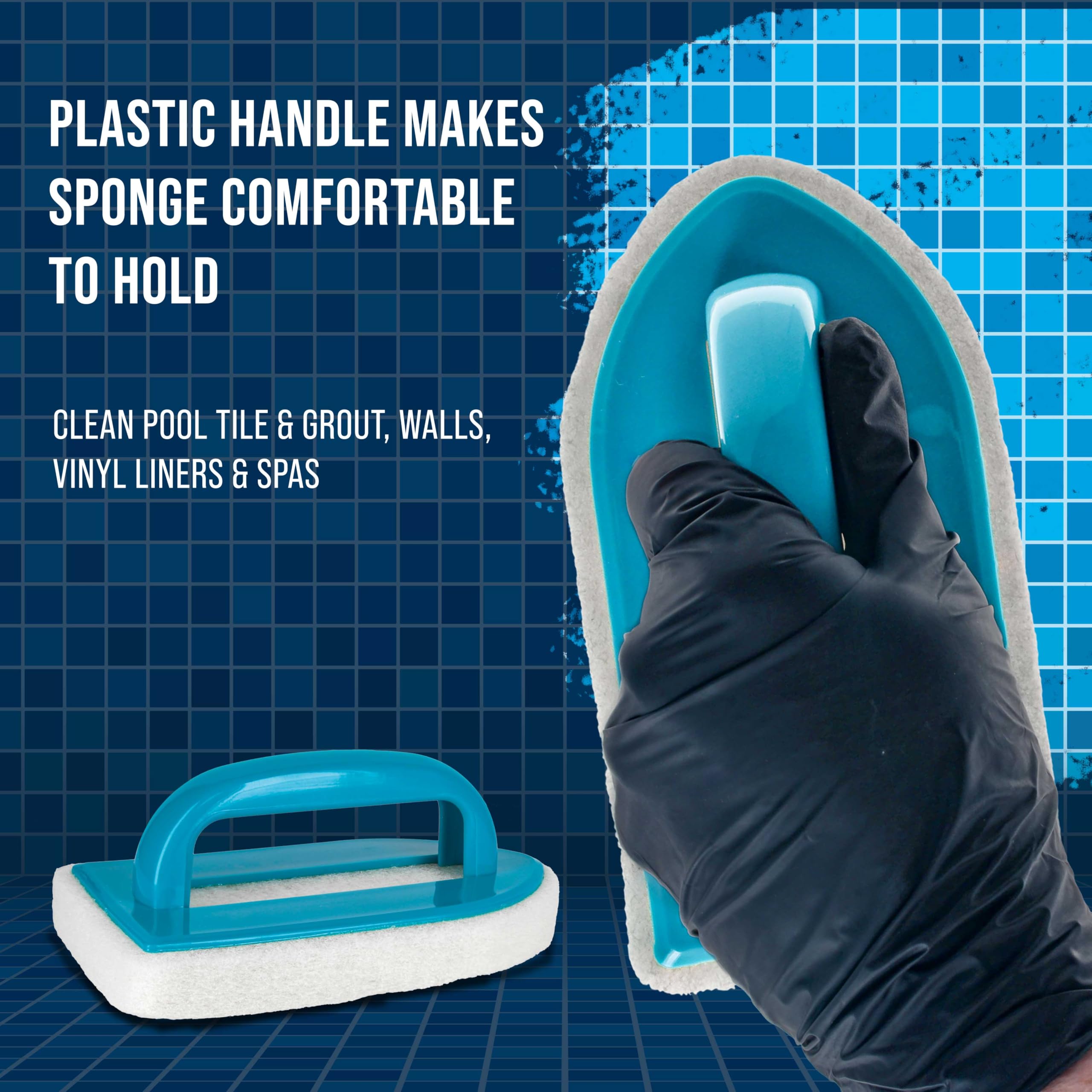 US Pool Supply vinyl liner scrub for gentle surface cleaning in spa