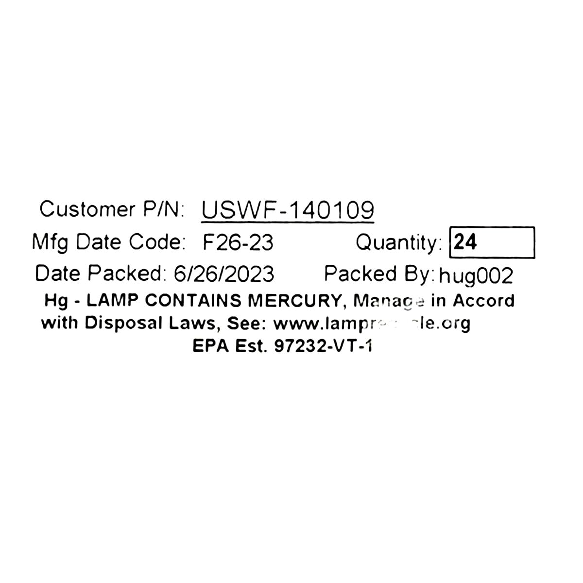 US Water Filters S810RL UV lamp installation guide helps a straightforward replacement.