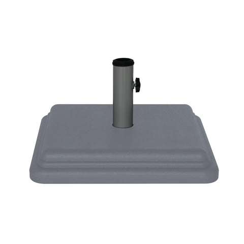 US Weight 40 lb umbrella base provides wide, stable support for patio tables