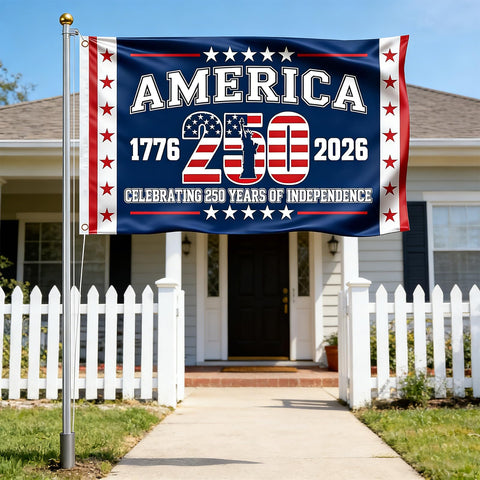 USA 250th anniversary flag suitable for garden porch display
