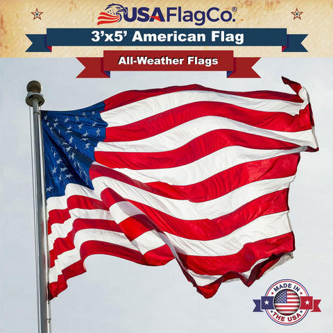USA Flag Co. FMAA-certified flag made in USA, showcasing authentic craftsmanship.