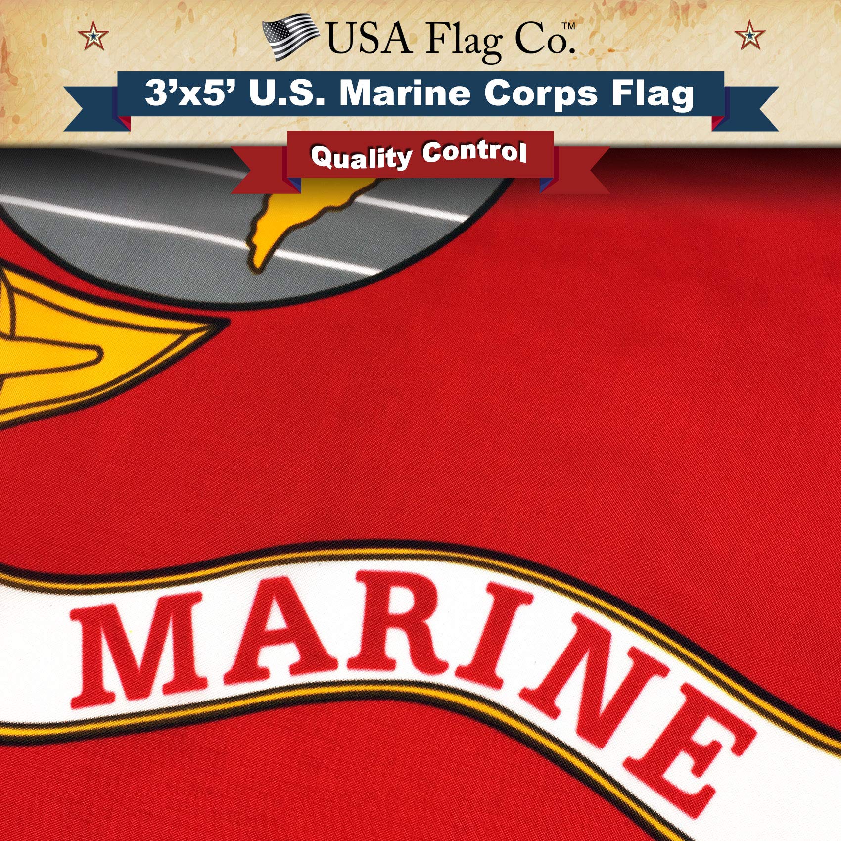 USA Flag Co. flag dye process delivers bold, lasting colors across the surface.