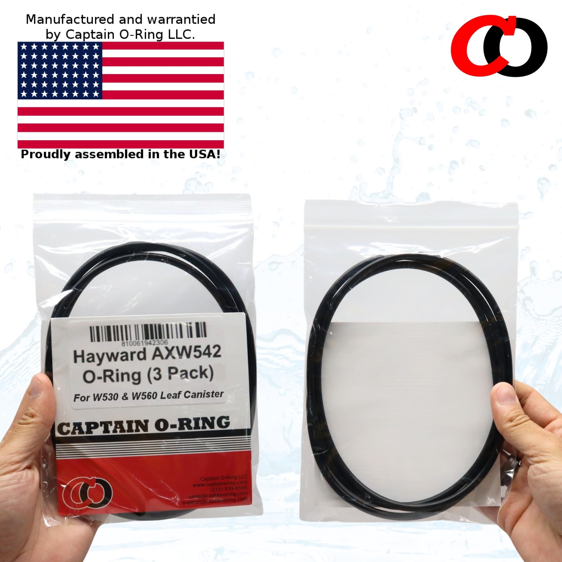 USA-made Captain O-Ring product demonstrates quality and domestic manufacturing