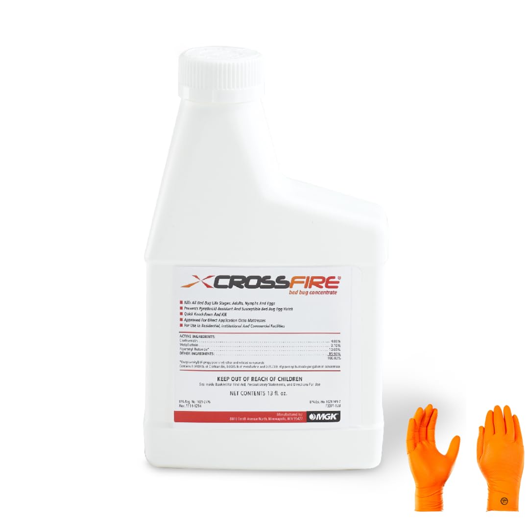 USA Supply Crossfire 13oz bottle for bed bug control