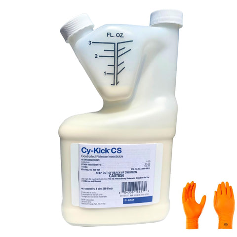 USA Supply Cy-Kick CS bottle ready for long-lasting indoor and outdoor pest control.