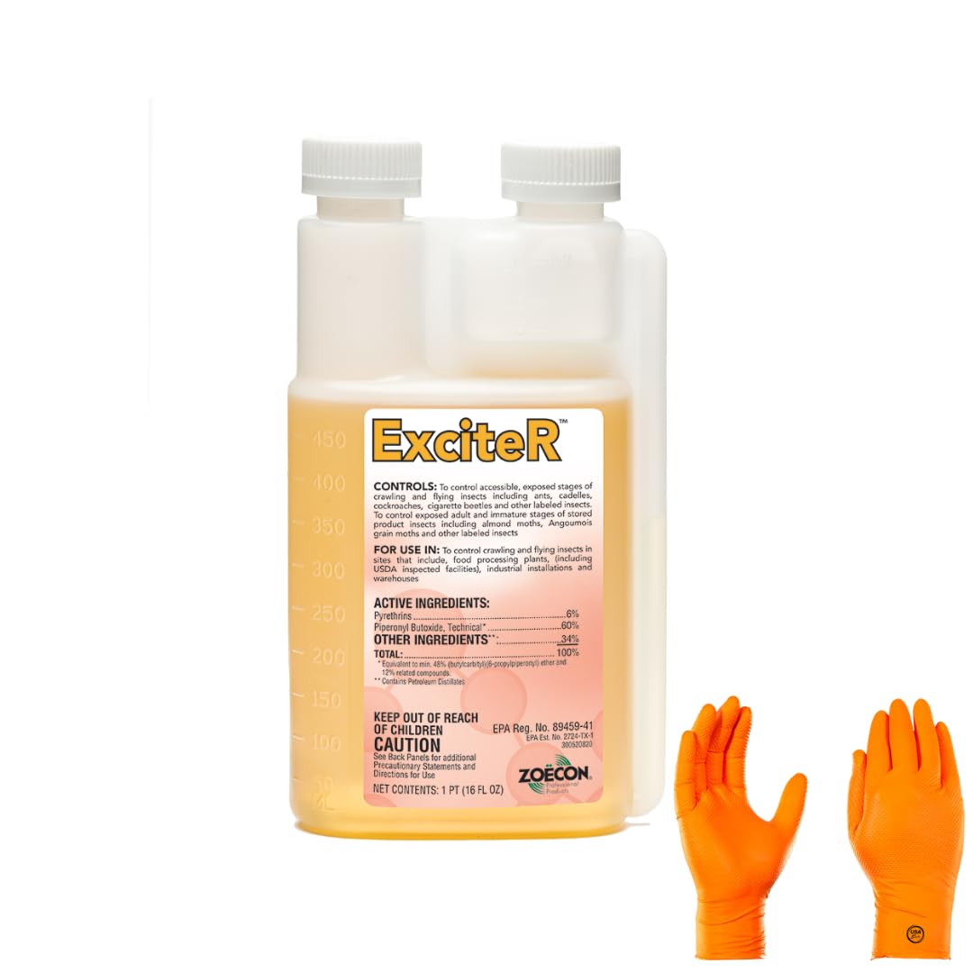 USA Supply Exciter Pyrethrin Concentrate bottle for fast pest knock-down and easy handling