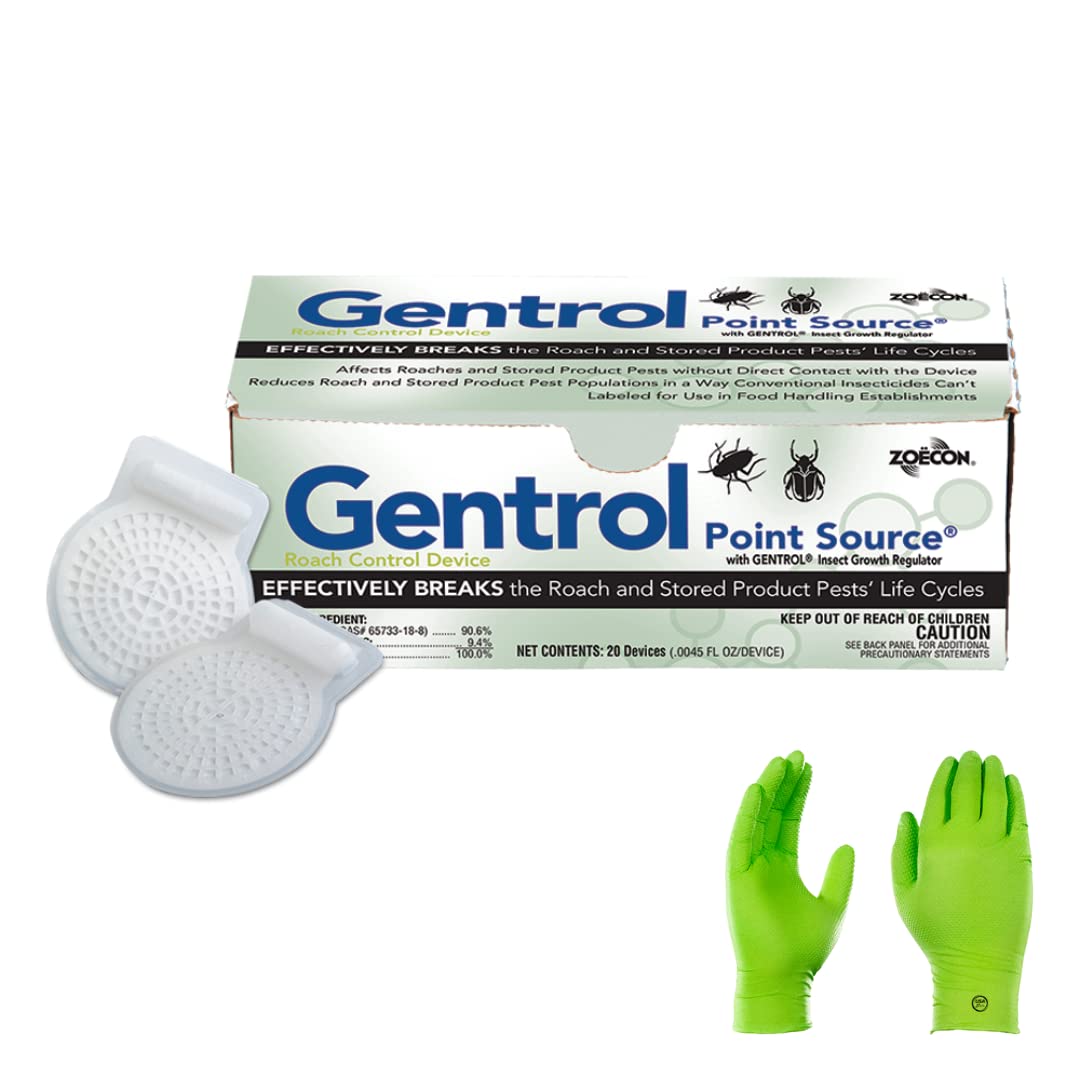 USA Supply Gentrol point source disc activation demonstrates a non-spray start for long-lasting roach control