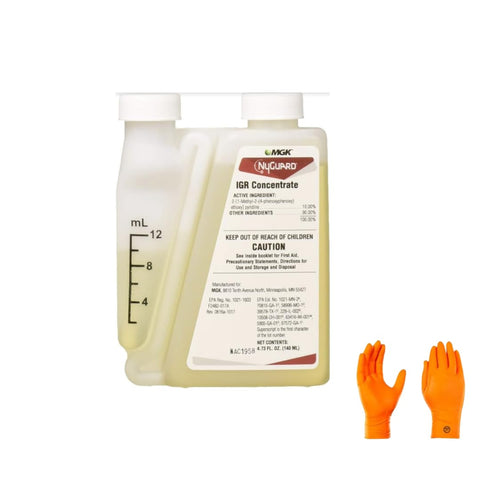 USA Supply NyGuard IGR bottle front view for easy pest control.