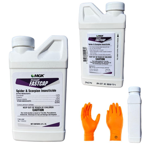 USA Supply Onslaught Fastcap MGK 8oz bottle for targeted pest control.