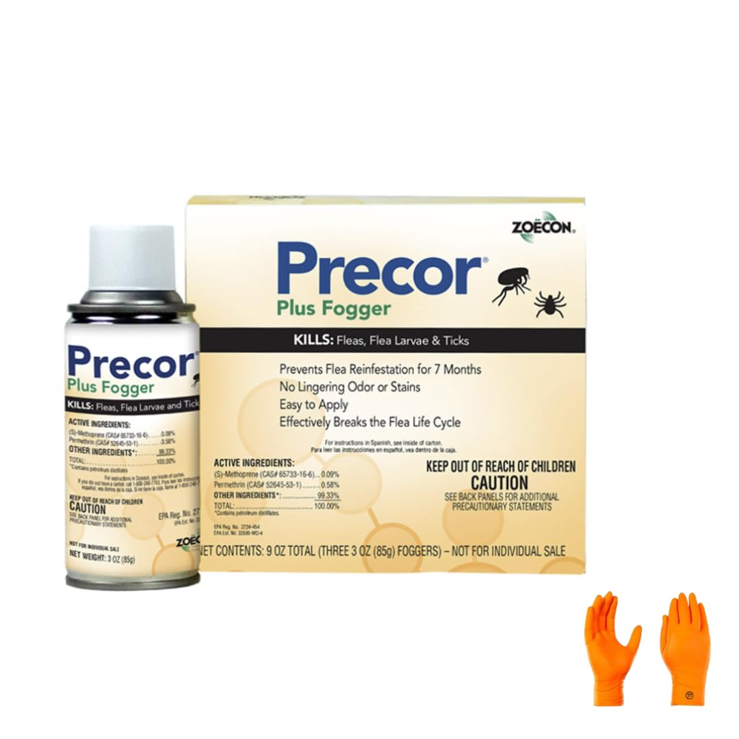 USA Supply Precor Plus fogger showing quick flea knockdown for large spaces