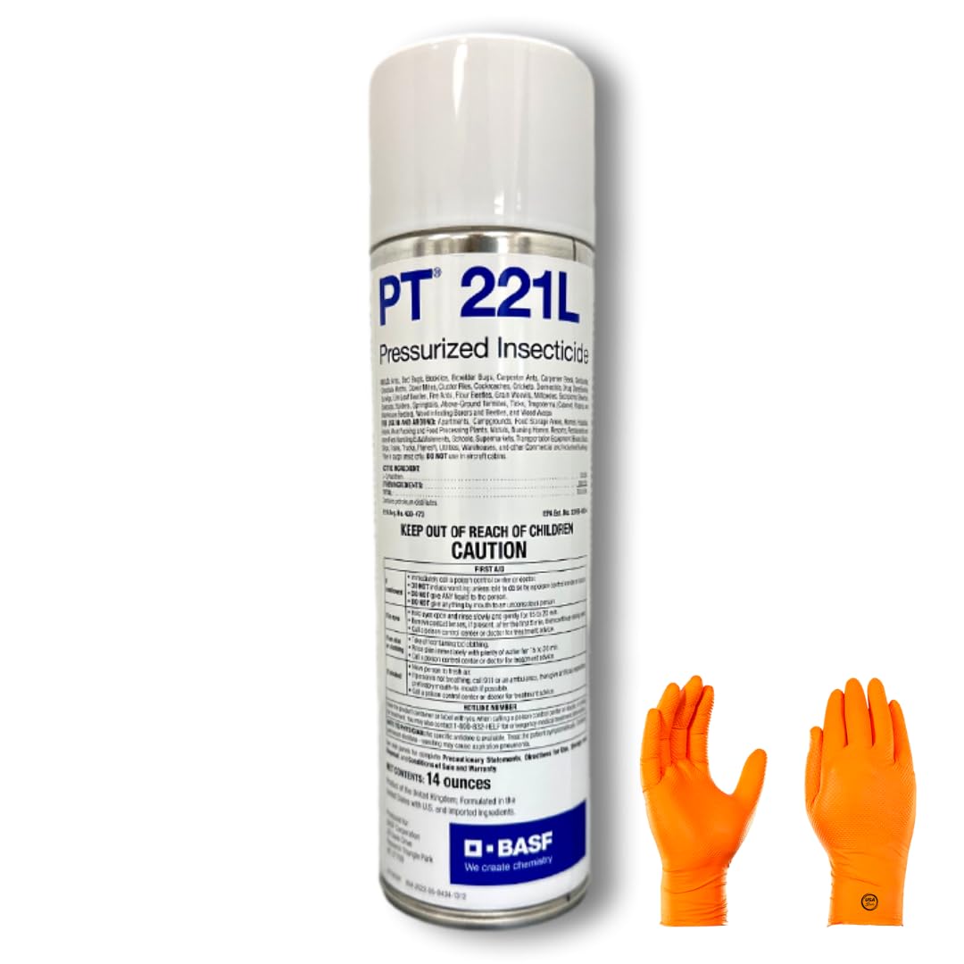 USA Supply PT221L pressurized insecticide can for quick, targeted spot treatments.