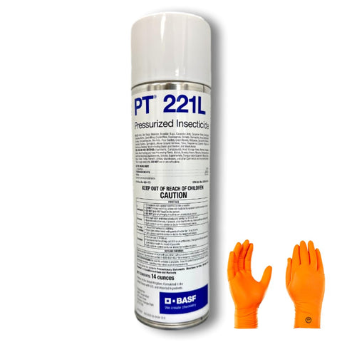USA Supply PT221L pressurized insecticide can for quick, targeted spot treatments.