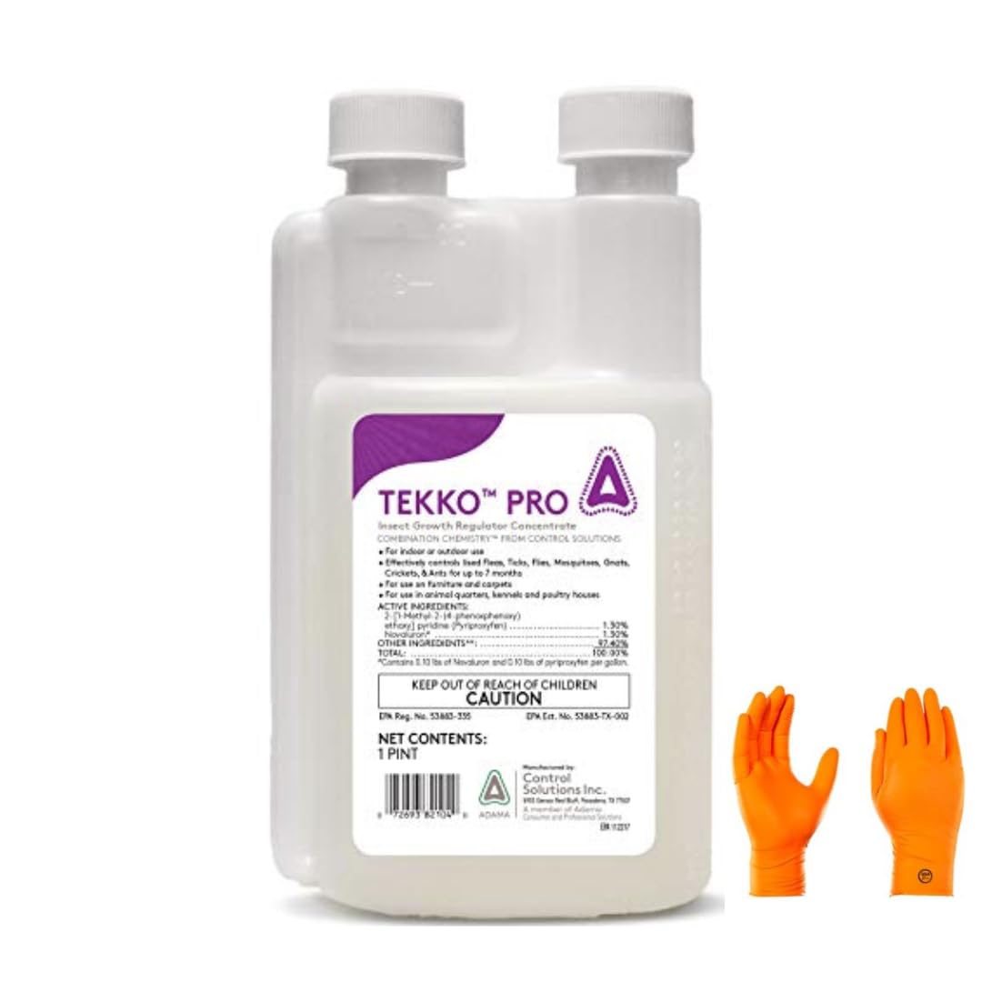 USA Supply TekkoPro concentrate bottle close-up for durable pest control.