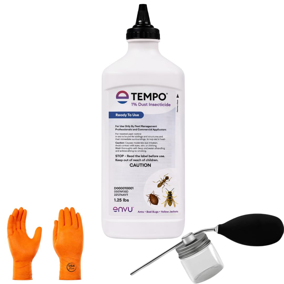 USA Supply Tempo 1% dust-insecticide bottle for fast, lasting pest control