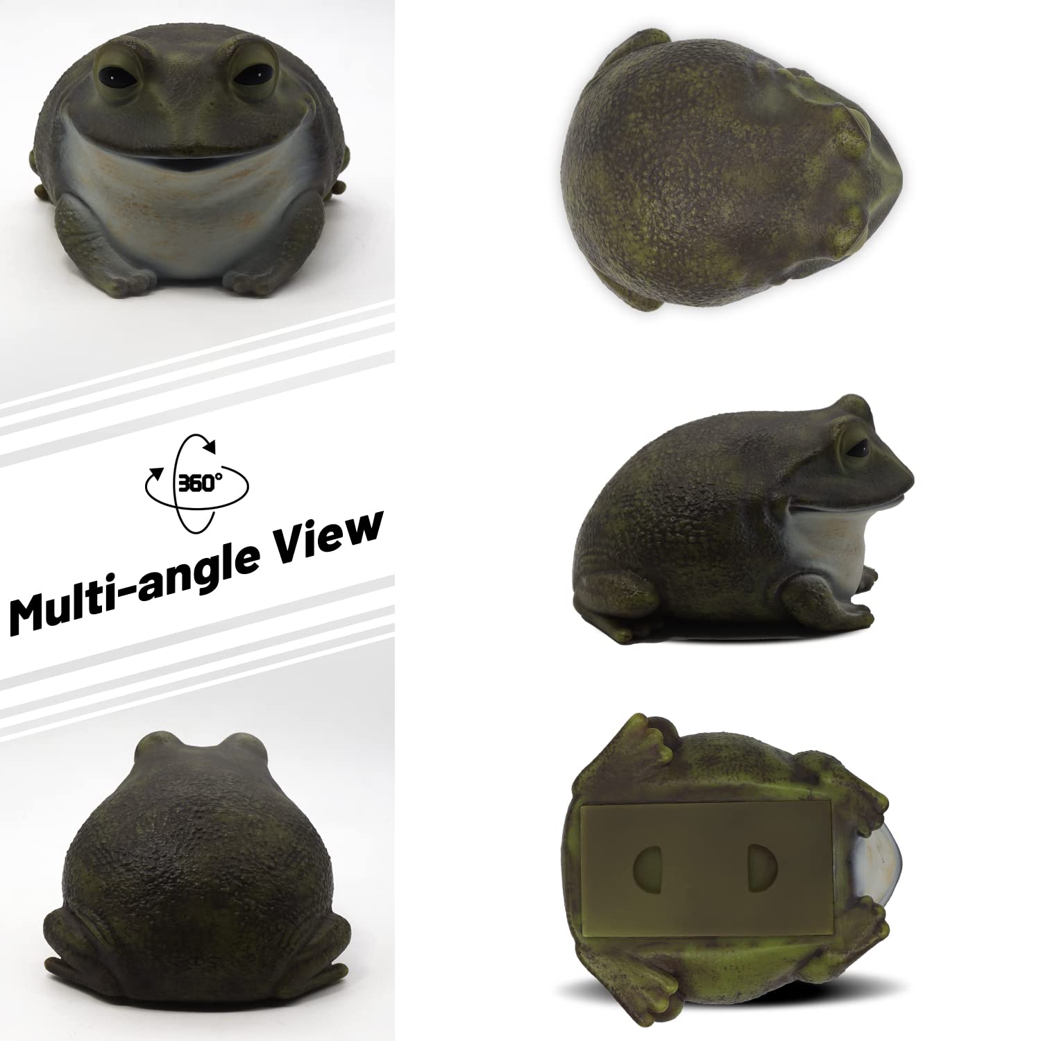 Useamie Spare Key Hider frog bottom detail shows anti-drop base