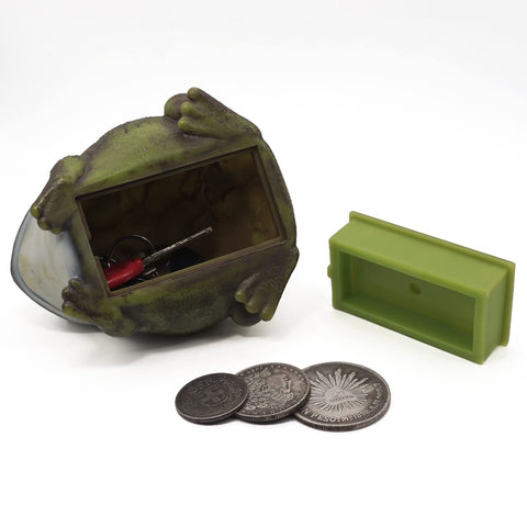 Useamie Spare Key Hider frog buckle design ensures secure closure