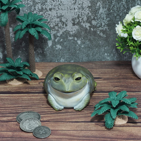 Useamie Spare Key Hider frog garden setup in outdoor yard