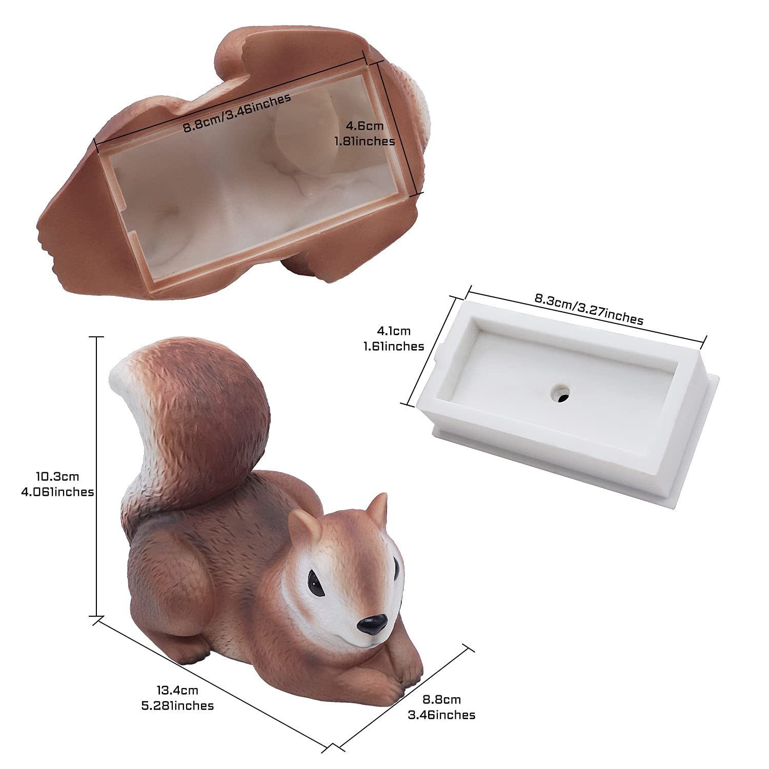 USEAMIE weatherproof key hider keeps items safe in wind and rain.