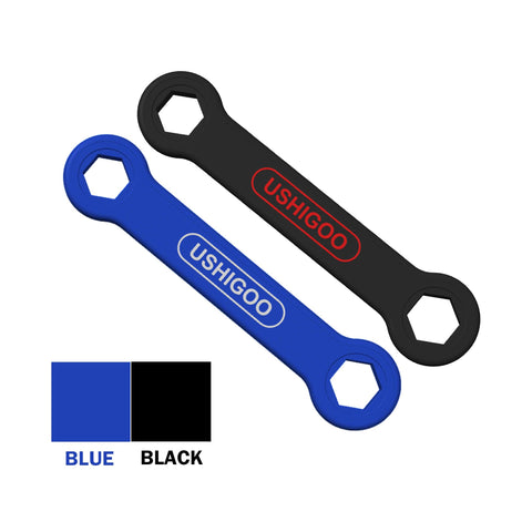 USHIGOO blue plastic pool filter wrench aiding leak-free connections