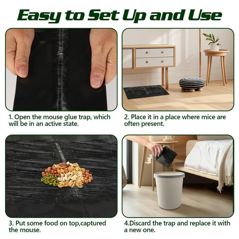 USKICH easy-to-set sticky traps showing peel-and-place action