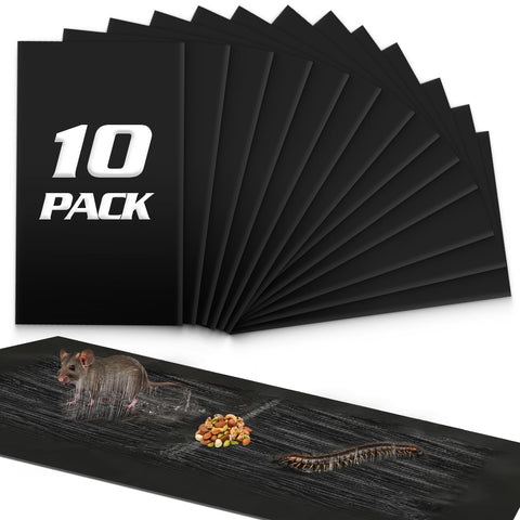 USKICH sticky mouse traps on a large 23x11 inch pad capturing pests efficiently