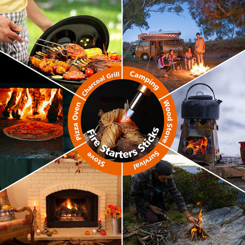 USKICH outdoor campfire starter fuels backyard or campsite flames.