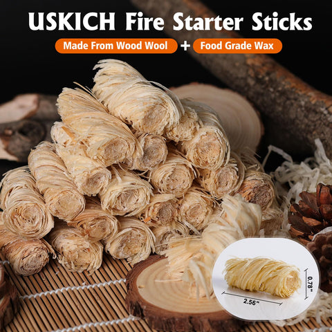 USKICH wood-pellet-stove fire starter lights stoves with ease.