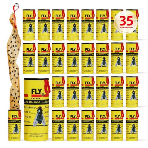 USKICH fly traps indoor-outdoor setup shows easy hanging for kitchens