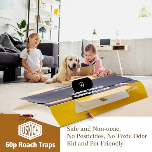 USKICH roach traps for sewer and storage areas protect these spaces.