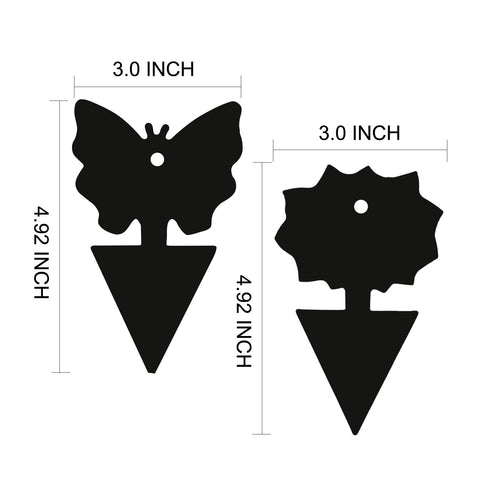USKICH sticky traps inserted into soil for quick pest capture.