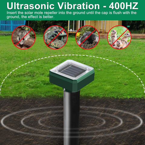 USKICH waterproof housing withstands rain for continuous deterrence.