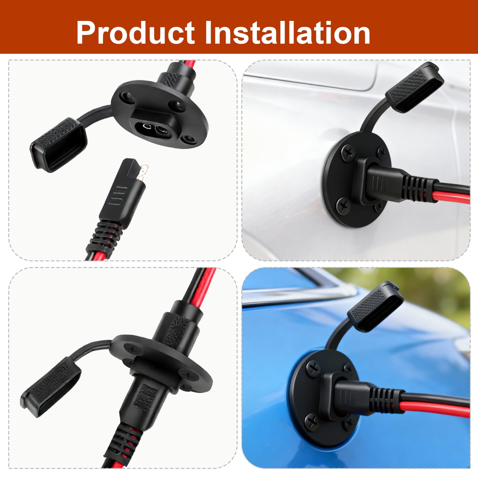 Usngsny 12AWG copper wires maximize power transfer with minimal loss.