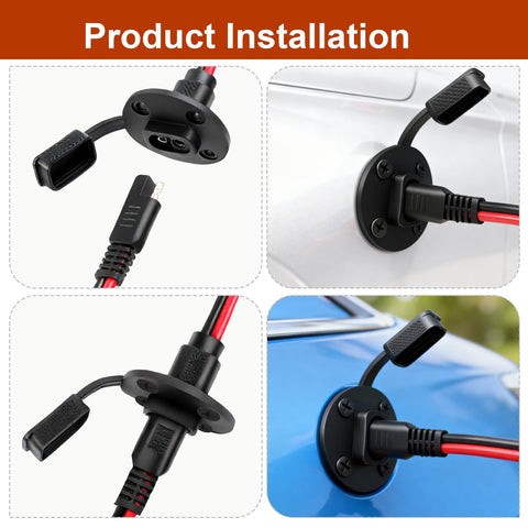 Usngsny 12AWG copper wires maximize power transfer with minimal loss.