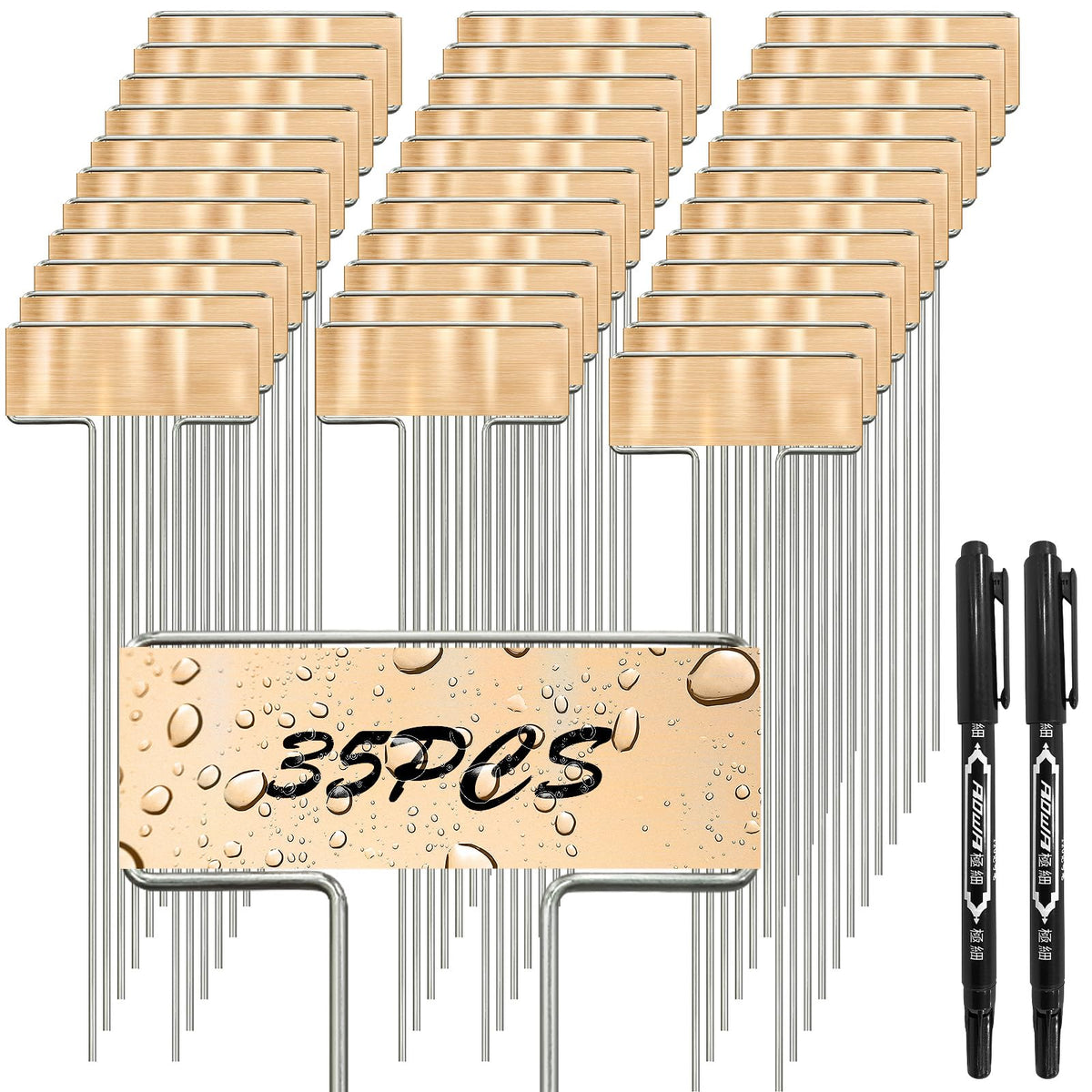 USSDVVCQ copper plant markers collection for durable garden labeling