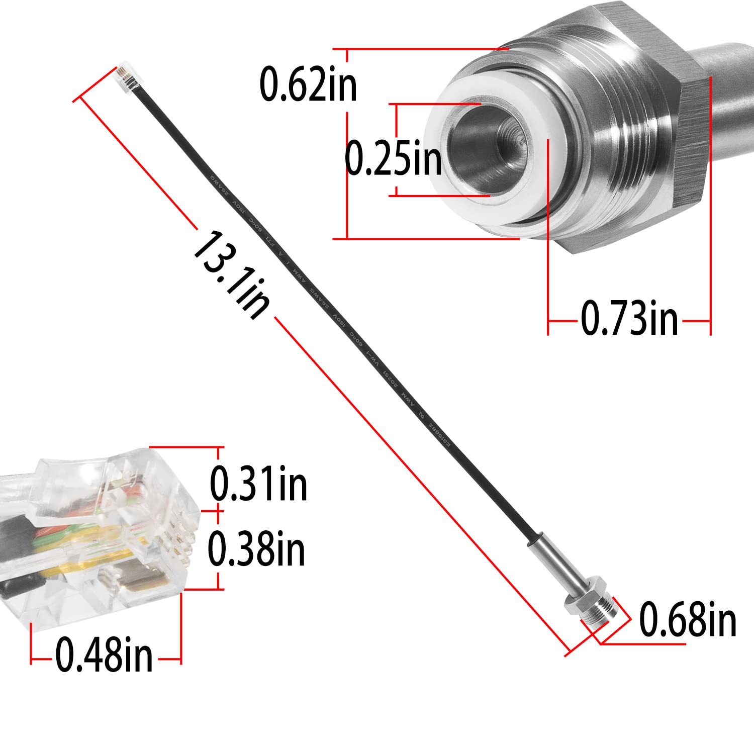 USSKYBOY 704492 connecting hose area for secure, leak-free operation