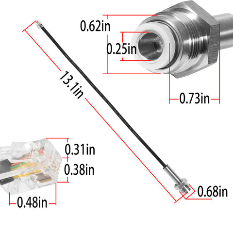 USSKYBOY 704492 connecting hose area for secure, leak-free operation