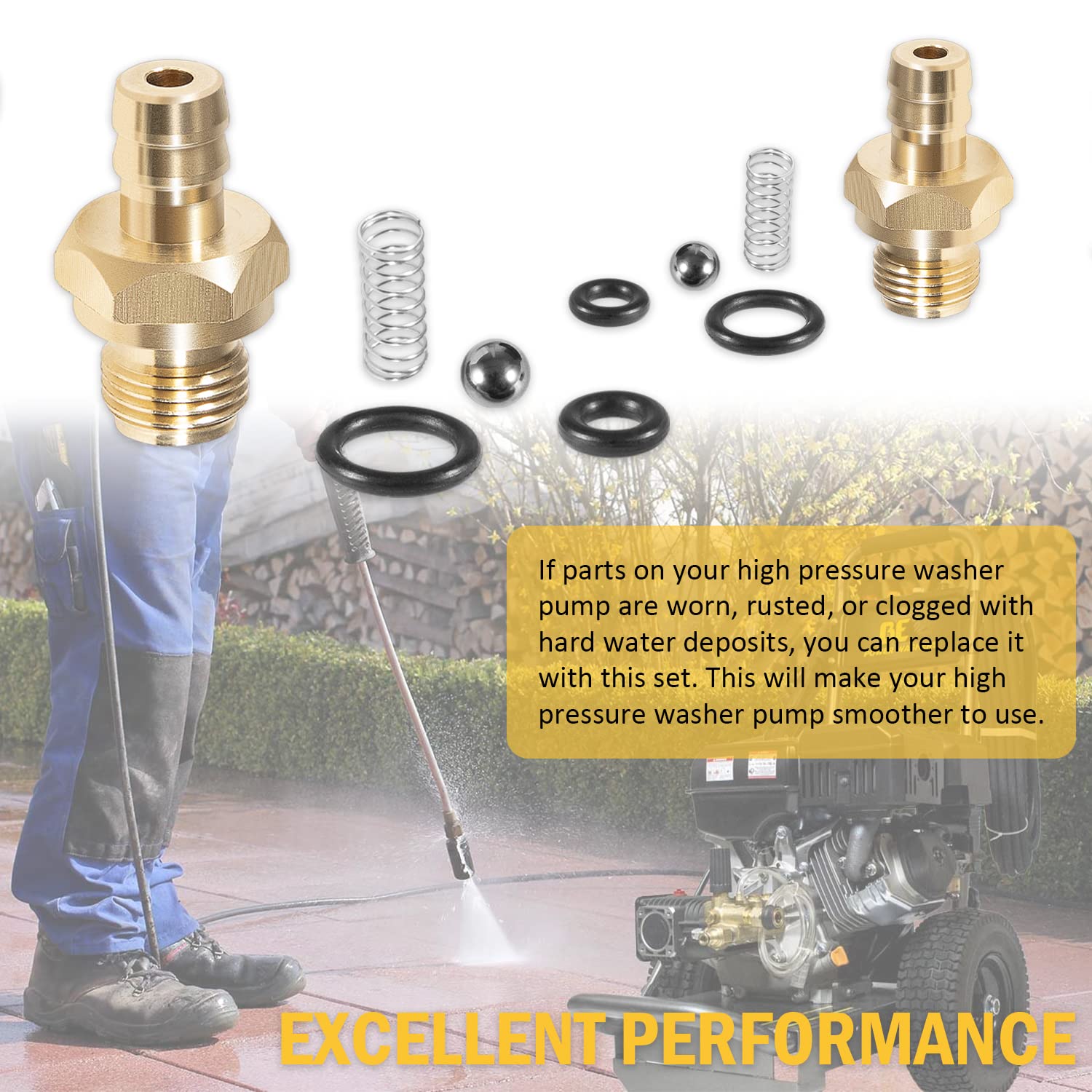 USSKYBOY injector kit springs included for smooth operation during use.