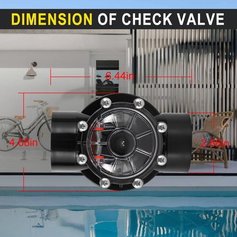 Backflow prevention with the Ussuray 7305 valve supports safe pool circulation