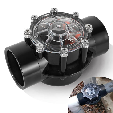 Ussuray 7305 check valve with clear cover for easy inspection and maintenance